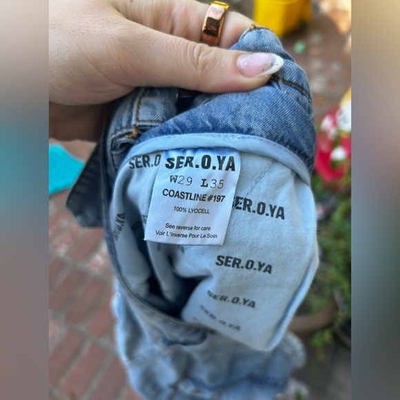 SER.O.YA MILES LOW RISE CARGO PANT in Coastline New with Tags! - Picture 11 of 12